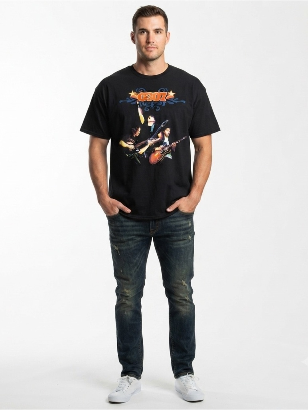 Joe Satriani G307 Graphic Band T-Shirt Unisex